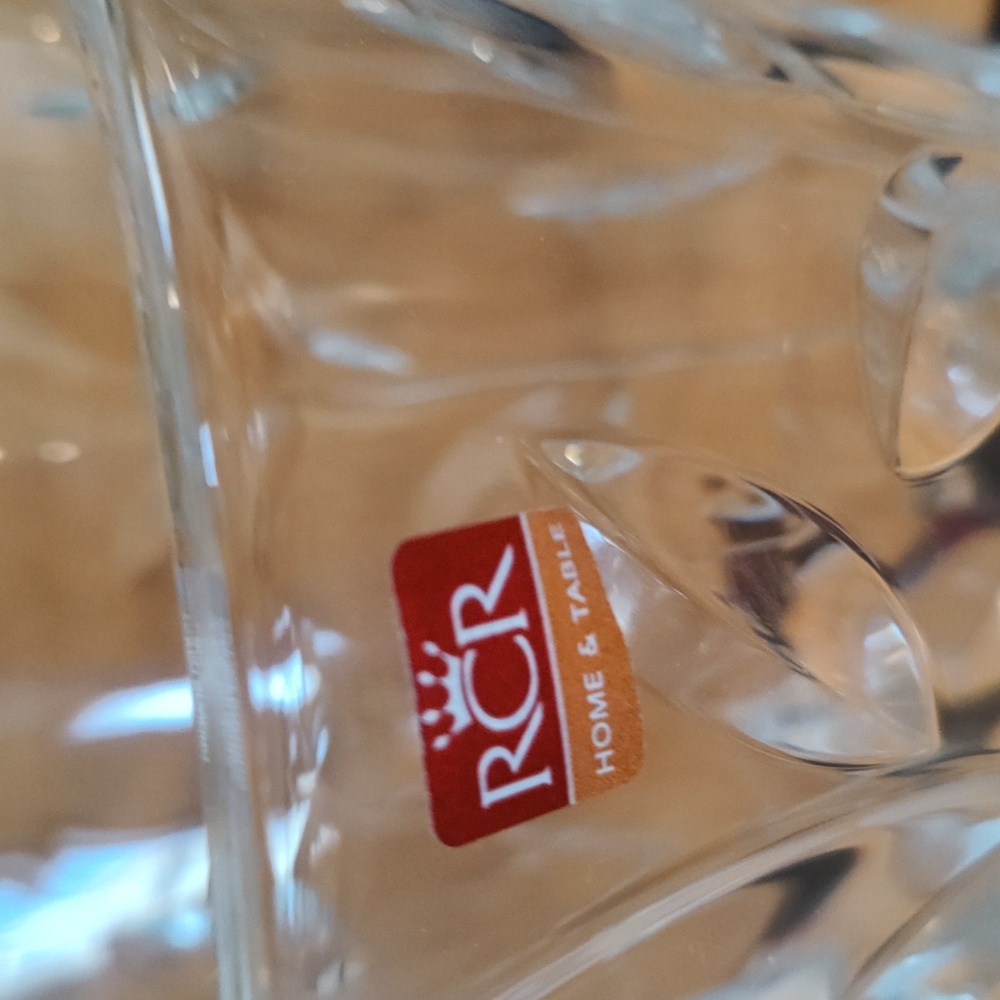 RCR Laurus 12"  Crystal Vase Made In Italy - Picture 2 of 10